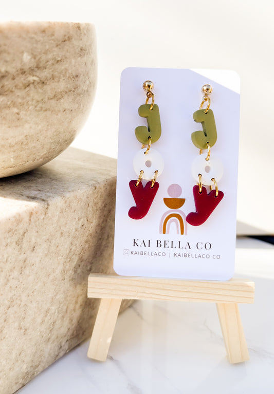 JOY Holiday Earrings